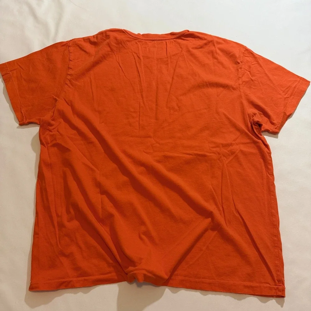 Polo Ralph Lauren T-Shirt Men XL Orange Short Sleeve Pony Logo Tee